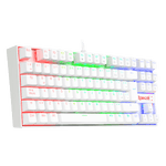 K552W-RGB TECLADO REDRAGON KUMARA WHITE, SPANISH RED SWITCH REDRAGON