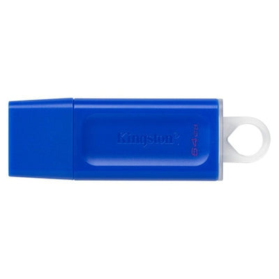 MEMORIA USB EXODIA 64GB, USB 3.2 GEN 1, COLOR AZUL. KINGSTON