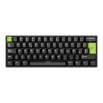TECLADO RK C61 CABLEADO ESPAÑOL BLACK GREEN - MINT MAGNETIC SWITCH ROYAL KLUDGE