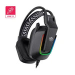 AUDIFONO ELEMENT 7.1 CBX  H700 GAMER USB RGB C/MICRO CYBERTEL