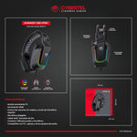 AUDIFONO ELEMENT 7.1 CBX  H700 GAMER USB RGB C/MICRO CYBERTEL