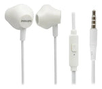 AURICULARES PHILIPS EARBUD TAUE101 1000 SERIES WHITE