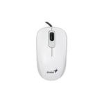 MOUSE GENIUS DX-110 USB OPTICO 1000 DPI WHITE