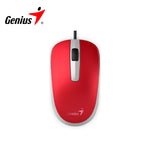 MOUSE GENIUS DX-110 USB OPTICO 1000 DPI RED