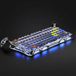 TECLADO MERCURY K1 PRO INALÁMBRICO INGLES INTERESTELLAR SILVER GRAVASTAR