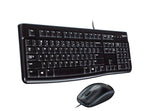 TECLADO + MOUSE MK120 USB SP BLACK (PN 920-004428) LOGITECH