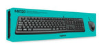 TECLADO + MOUSE MK120 USB SP BLACK (PN 920-004428) LOGITECH