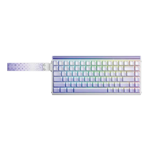 Teclado Aula HERO84HE RGB Cableado Ingles PURPLE GRADIENT LIGHT HOUSE - JADE KING MAGNETIC SWITCH