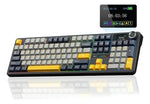 Teclado Aula F108 PRO Inalámbrico Español BLACK/GREY/YELLOW - REAPER SWITCH