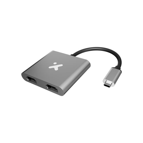 USB TYPE CM TO DUAL HDMI F ADAPTER METAL XTC-548 AB005XTK32