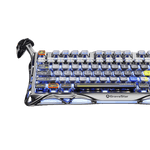 TECLADO MERCURY K1 PRO INALÁMBRICO INGLES INTERESTELLAR SILVER GRAVASTAR