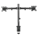 DUAL MONITOR DESK RACK PARA MONITOR DOBLE 9KG - 32" 75X75CM