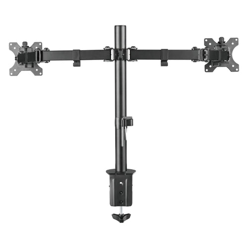 DUAL MONITOR DESK RACK PARA MONITOR DOBLE 9KG - 32" 75X75CM