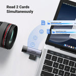 CM185 - ADAPTADOR USB/USB A + CARD READER