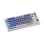 TECLADO ROYAL KLUDGE RK-M75 INALAMBRICO OCEAN BLUE - K SILVER SWITCH 