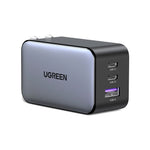 CARGADOR GAN UGREEN CD244- 65 W - FAST CHARGER - 2 USB C+ 1 USB A UGREEN
