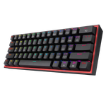 TECLADO REDRAGON FIZZ PRO WIRELESS, SPANISH K616-RGB-B BLACK REDRAGON