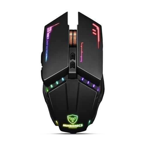 MOUSE GAMER MICRONICS RANGER RX MIC M822RX WIFI RECARGABLE 7LEDS 7B
