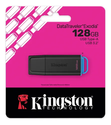 MEMORIA USB 128GB DTXG2 3.2 NEGRO