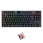 TECLADO RED DRAGON HORUS TKL NEGRO-WIRELESS- K621-RGB-SP RED SWITCH REDRAGON