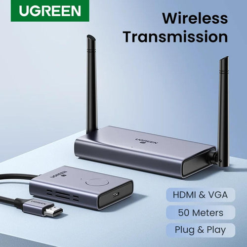 CM506 - TRANSMISOR/RECEPTOR EXTENSOR HDMI INALAMBRICO - 50 MTS UGREEN