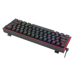 TECLADO REDRAGON FIZZ PRO WIRELESS, SPANISH K616-RGB-B BLACK REDRAGON