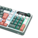 TECLADO ROYAL KLUDGE RK-S98 / BT / WIRELESS 2.4G / CABLE USB-C / 96% / SWITCH CREAM / ESPAÑOL / RGB / CAMPING
