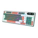 TECLADO ROYAL KLUDGE RK-S98 / BT / WIRELESS 2.4G / CABLE USB-C / 96% / SWITCH CREAM / ESPAÑOL / RGB / CAMPING