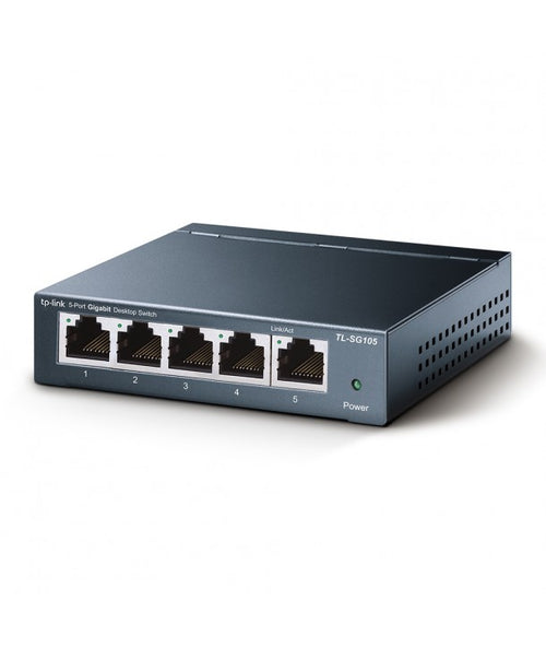TP-TL-SG105 SWITCH 5P GIGABIT. CASE METALICO TP LINK