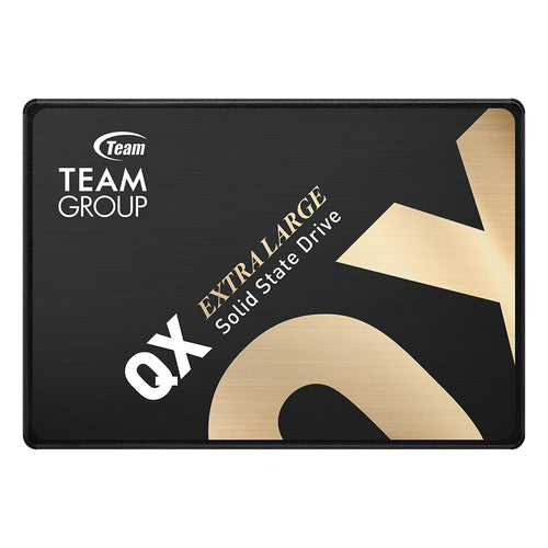 UNIDAD DE ESTADO SOLIDO TEAMGROUP QX, 1TB, QLC 3D, SATA 6.0 GB/S, 2.5", SLC, DC +5V VELOCIDAD DE LECTURA 530 MB/S, VELOCIDAD DE ESCRITURA 470 MB/S. TEAM GROUP