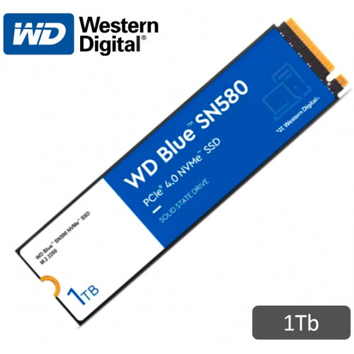 SSD WD BLUE SN580 1TB NVME GEN WESTERN DIGITAL