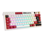 TECLADO ROYAL KLUDGE RK M65 INALAMBRICO - 2.4,BT - FAMICOM - CREAMY SWITCH ROYAL KLUDGE