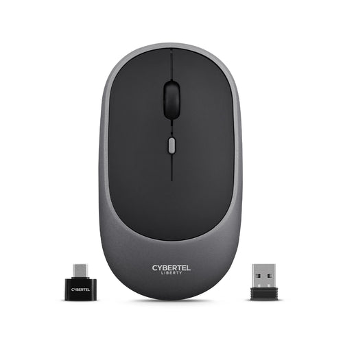 LIBERTY 3 GRAY CYB M508G MOUSE BT WIFI RECARGABLE CYBERTEL