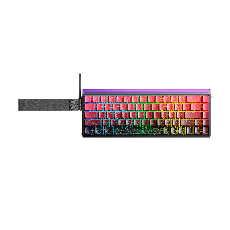 ECLADO HERO68HE RGB CABLEADO INGLES BLACK/RED - METEOR MAGNETIC SWITCH