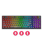 TECLADO MECANICO CYBERTEL STRIKER 3 - CBX K1008-3M BT RGB CYBERTEL