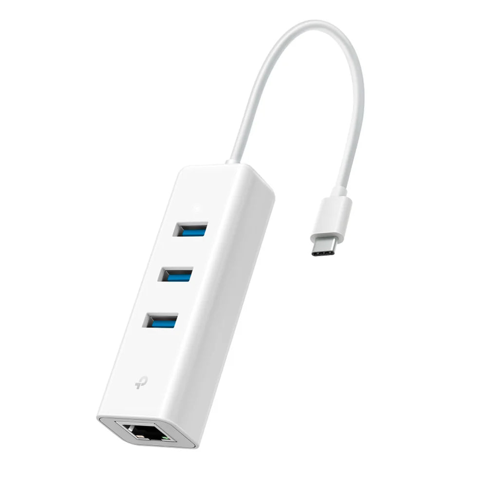 TP-LINK (UE330C) ADAPTADOR USB TIPO C CON HUB DE 3 PUERTOS 1 PUERTO RJ45 TP LINK