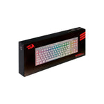 TECLADO HORUS TKL WHITE WIRELESS, SPANISH K621W-RGB-SP RED SWITCH