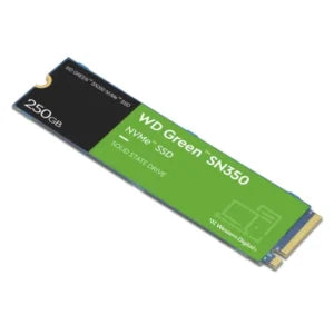 WD GREEN SN350 NVME, 250GB M.2 2280 INTERFAZ: PCIE GEN3 X4 NVME V1.3 / VELOCIDAD DE LECTURA: 2400 MBPS / VELOCIDAD DE ESCRITURA: 1500 MBPS, CHIP NAND TLC. WESTERN DIGITAL