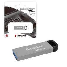 MEMORIA FLASH USB KINGSTON DATATRAVELER KYSON 128GB, USB 3.2 GEN 1, COLOR PLATA. KINGSTON