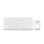 Kit Teclado y Mouse Inalámbrico Cybertel Hacker WT803W Blanco