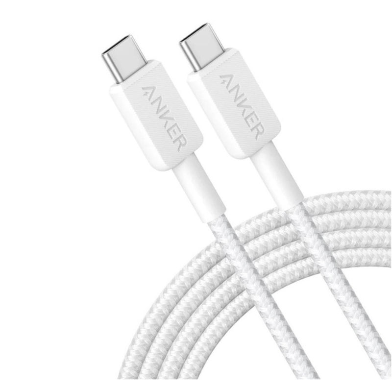 CABLE ANKER 322 USB-C A USB-C 1.8m BLANCO