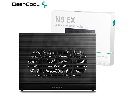 COOLER DE LAPTOP DEEPCOOL N9 EX BLACK, ALUMINIO