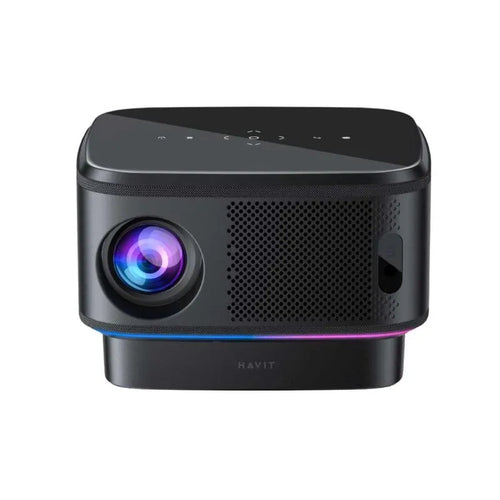 PROYECTOR NEGRO - ANDROID - ENFOQUE AUTOMATICO - DOBLE BANDA 2.4_5 GHZ - BT - PN INTERNAL PJ216 PRO-US HAVIT