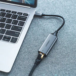ADAPTADOR UGREEN USB TIPO C A ETHERNET GIGABIT CM199 UGREEN