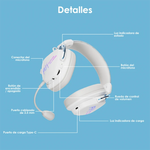 AURICULAR RK HG103 CYBORG WHITE INALAMBRICO ROYAL KLUDGE