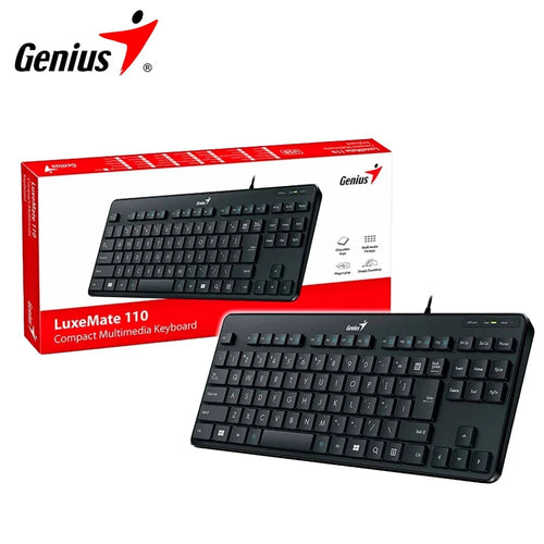 TECLADO GENIUS TKL LUXEMATE 110 BK GENIUS