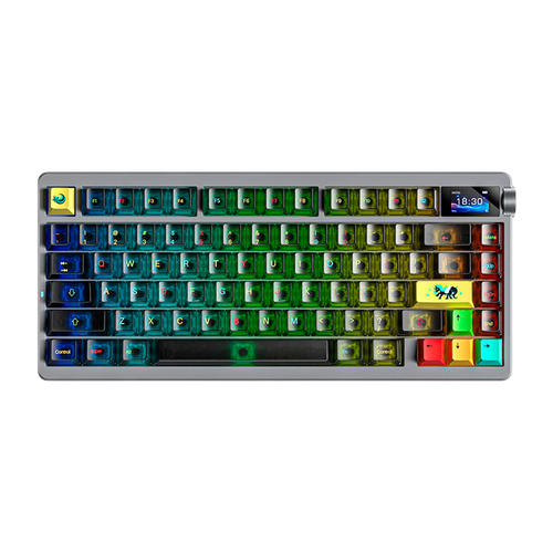 TECLADO NOVA75 INALAMBRICO INGLES BLACK- DREAM SAKURA SWITCH AULA