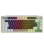 TECLADO MECANICO ROYAL KLUDGE RK-L75 INALAMBRICO RGB SP (SW-CREAMY)