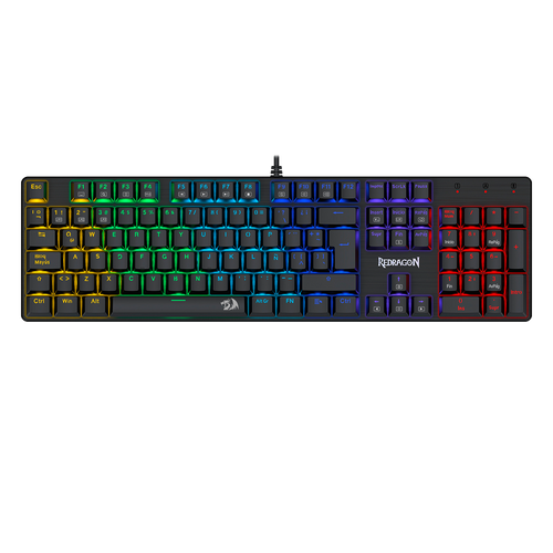 TECLADO SINDRI K671 CABLEADO ESPAÑOL - RED SWITCH REDRAGON