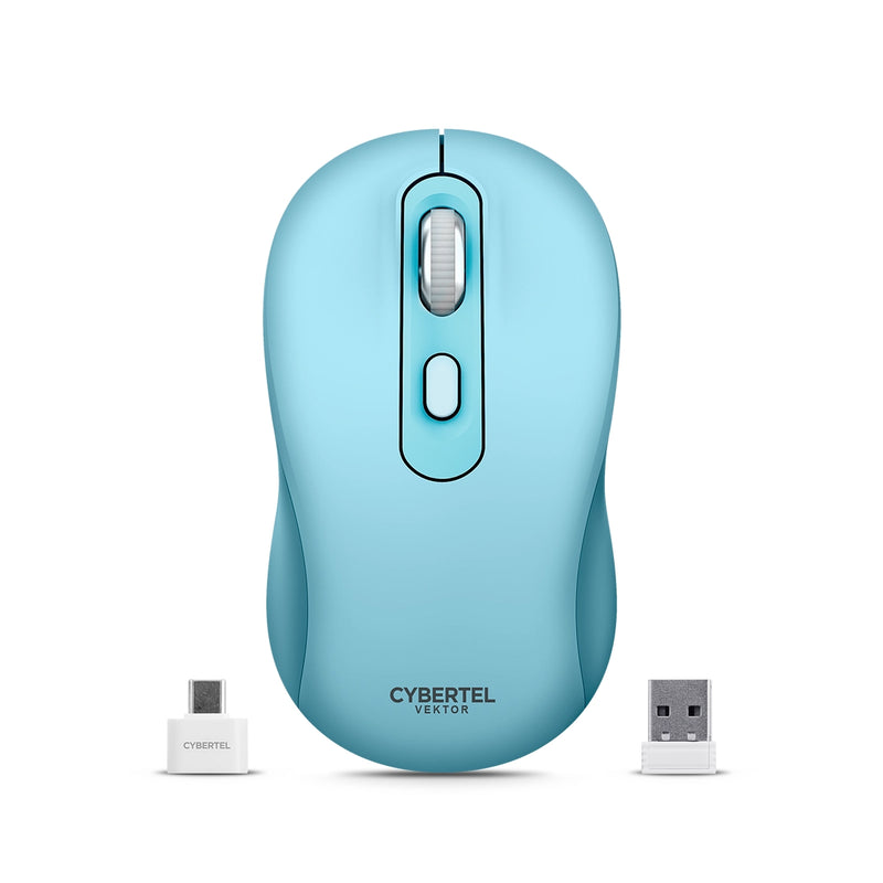 VEKTOR LIGHT BLUECYB M708-3M MOUSE BT WIFI RECARGABLE CYBERTEL